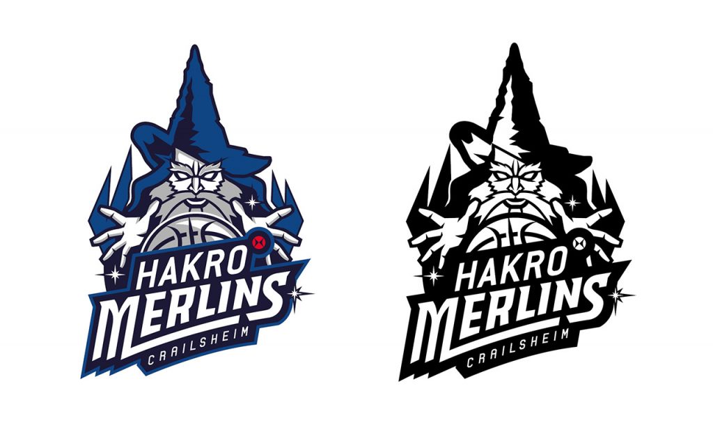 Redesign Logo HAKRO Merlins Crailsheim